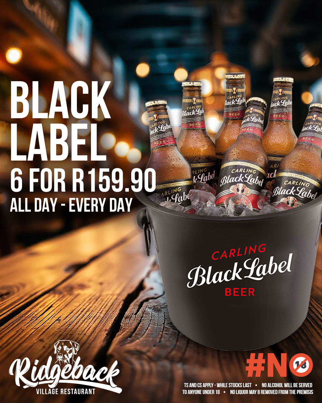 Ridgeback - Black Label Bucket -