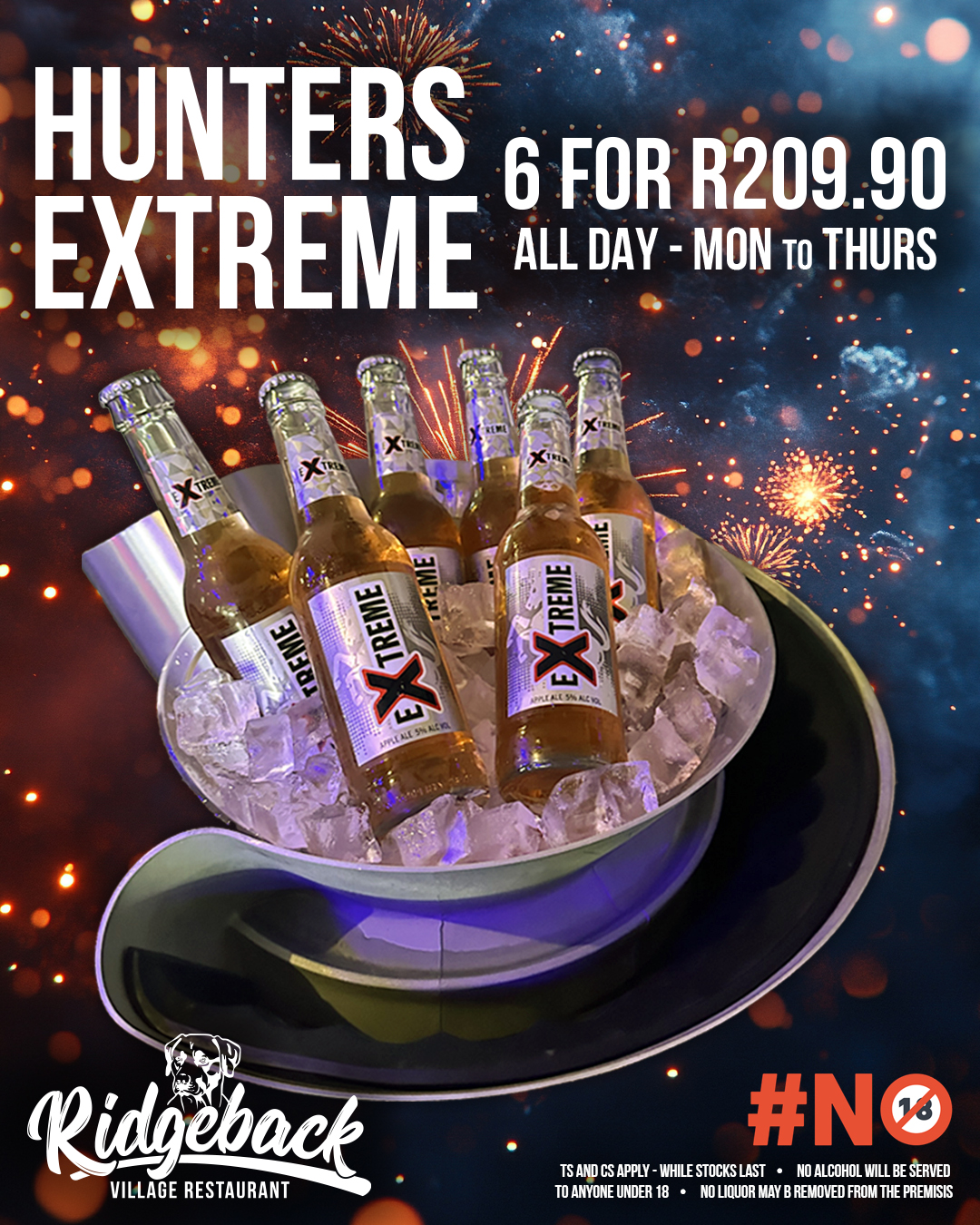 Ridgeback - Hunters Xtreme Bucket Week Day -
